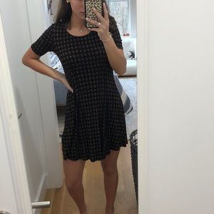 Patterned T shirt dress